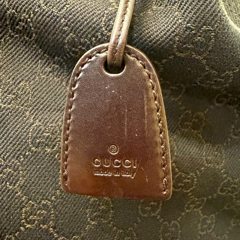 Vintage Gucci GG Canvas Tote Bag | Brown - Picture 11 of 16